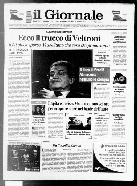 Il giornale : quotidiano del mattino